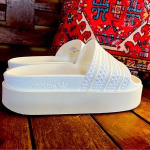 Adidas Adilette Bonega Platform Slides 7